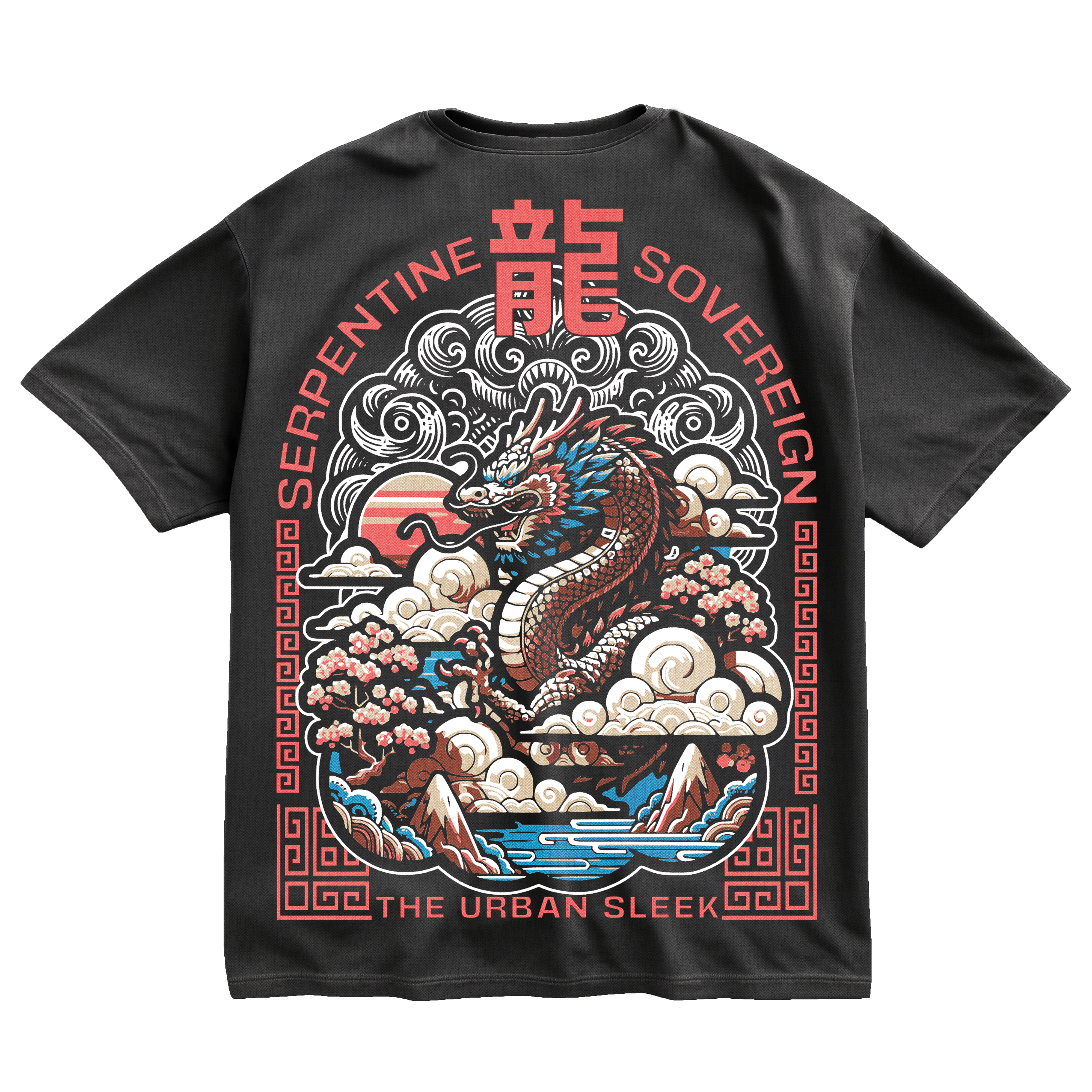 Japanese Dragon Oversized T-shirt