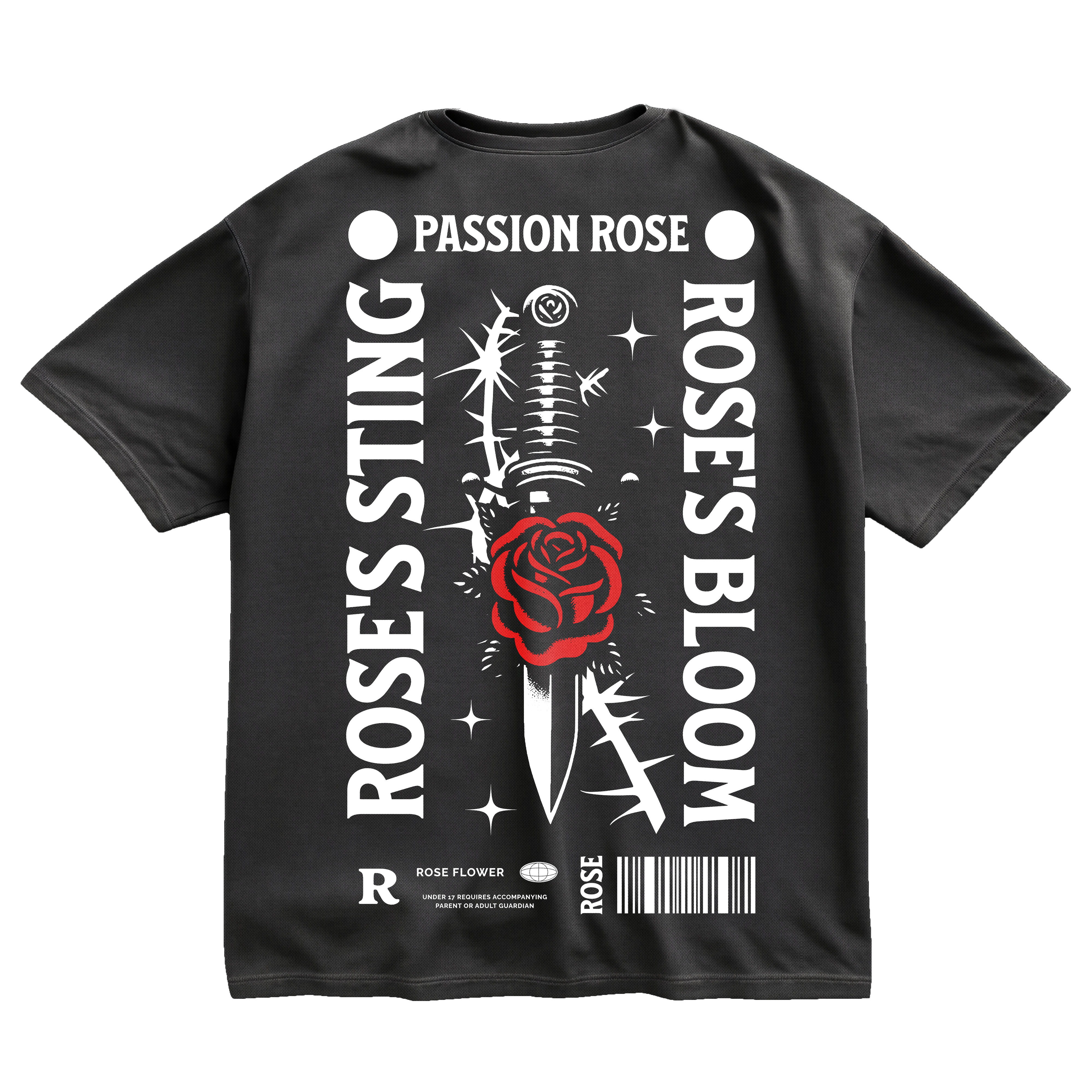 Passion Rose Oversized T-shirt